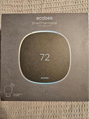 New Ecobee Smart WiFi Room Thermostat with 2 Extra New Room Sensors!
